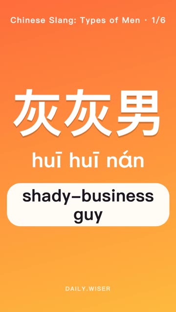 Chinese Slang: Types of Men